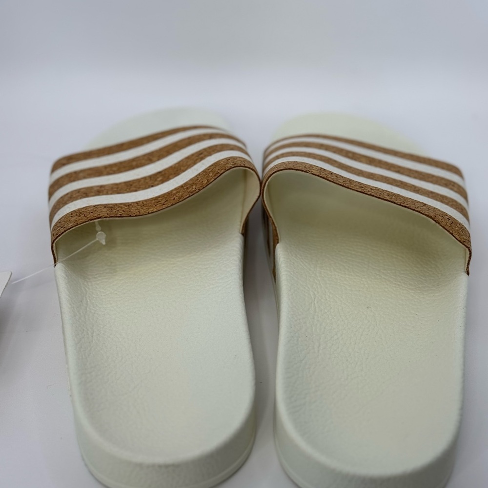NWT Adidas Adilette Slides 'Cork in Size 8 - Picture 9 of 13